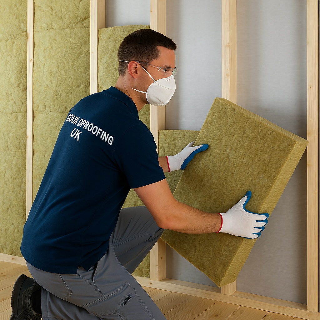 A_photograph_of_a_professional_installer_shows_him | Soundproofing UK London | Soundproofing Specialists