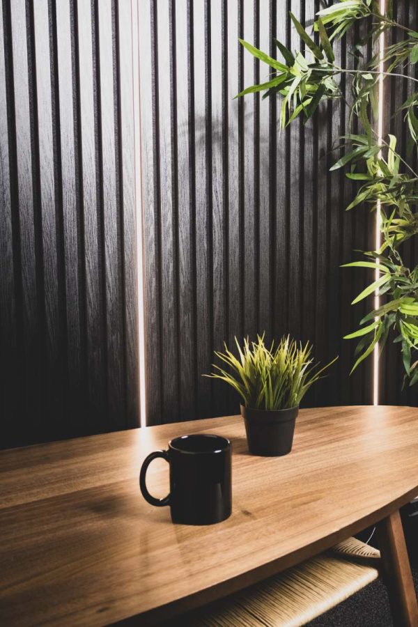 Acoustic Wood Wall Panel ( Black )